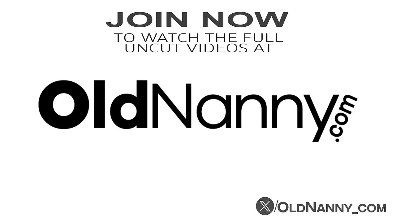 OldNanny - Horny Mature Granny Pleasures Herself With Big Dildo On Couch